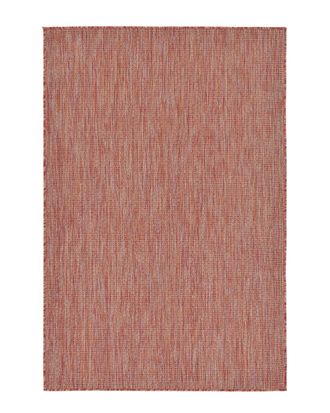 Unique Loom Outdoor Solid Machine-Made Indoor/Outdoor Rug