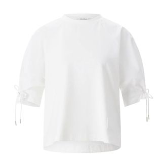 Max Mara T-Shirts, female, White, Size: S T-Shirts