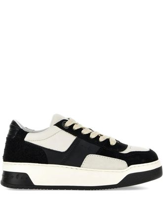 Hogan Chamallow sneakers - women - Calf Suede/Rubber/Nappa Leather/Calf Leather - 38 - Black