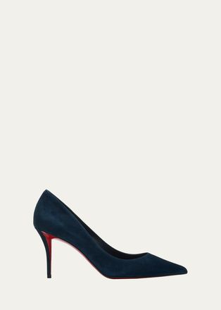 Christian Louboutin 80mm Miss Z Suede Pumps
