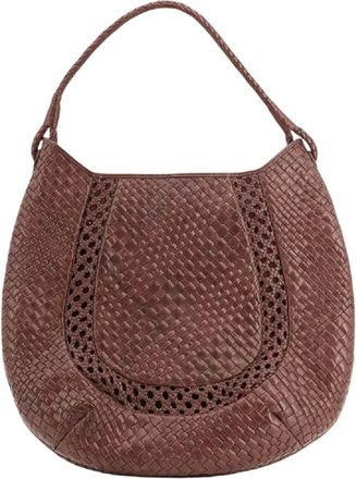 Ibeliv Lamia Woven Tote - Bags - Mujer - Marr&oacute;n - ONE SIZE