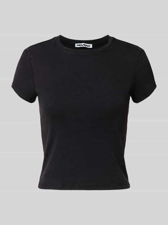 Review T-Shirt mit Rundhalsausschnitt in Black, Gr&ouml;&szlig;e XS