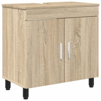 vidaXL Unidad De Tocador De Ba&ntilde;o Roble Sonoma 60 X 35 X 60 Cm Vidaxl