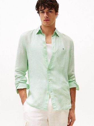 Tommy Hilfiger Camisa de corte regular en lino