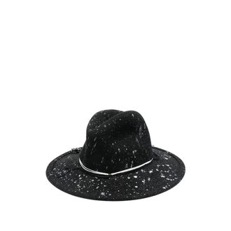 Yesey Splatter-print Fedora Hat