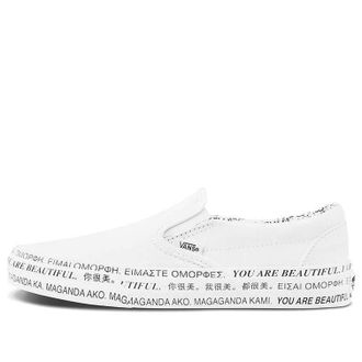 Vans x We Are Beautiful Classic Slip-On White Black VN0A4U382Q2