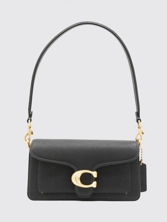 Coach Borsa a spalla Tabby in pelle a grana con monogramma e chiusura con patta