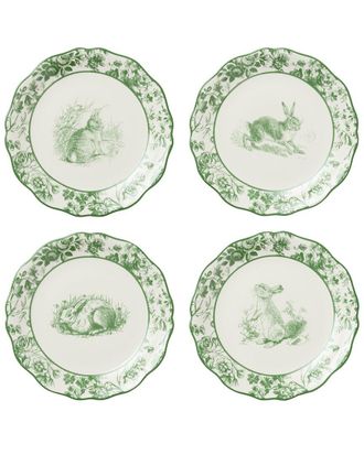 Certified International Set Of 4 Le Jardin Salad Plate