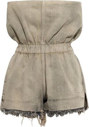 Rick Owens Tuta asimmetrica - - Jumpsuits & Playsuits - Donna - Grigio - M