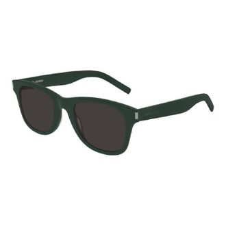 Saint Laurent Square Full Rim Sunglasses - Black