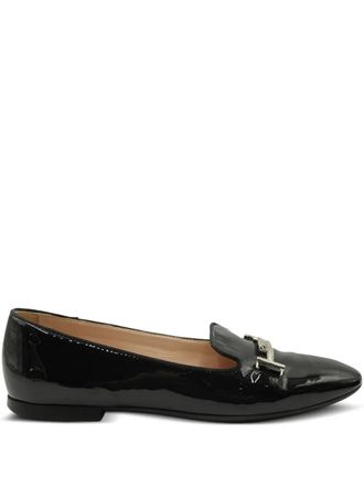 Tod's Mocassini Double T in pelle - Nero
