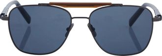 Ferragamo Aviator Zonnebril - Heren - Accessoires - Grijs - Maat: ONE Size