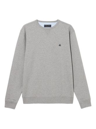 Brooks Brothers Sweater met geborduurd logo - Grijs