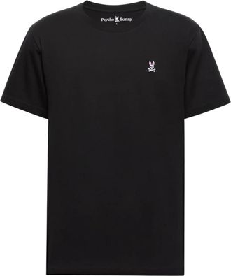 Psycho Bunny Classic Crew Neck Tee in Black Men