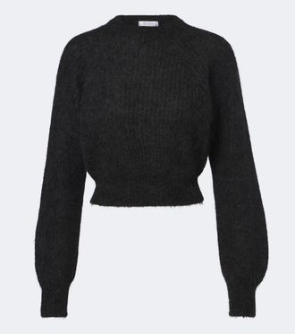 Max Mara Jersey cropped en mezcla de mohair