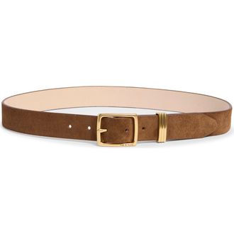 Rag & Bone X Boyfriend 2.0 Suede Belt in Brown at Nordstrom, Size X-Small