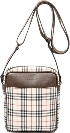 Burberry Borsa a spalla a quadri - Toni neutri