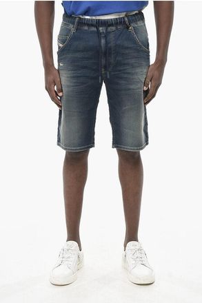 Diesel Denim Shorts KROOLEY-NE With Elastic Waist size 30