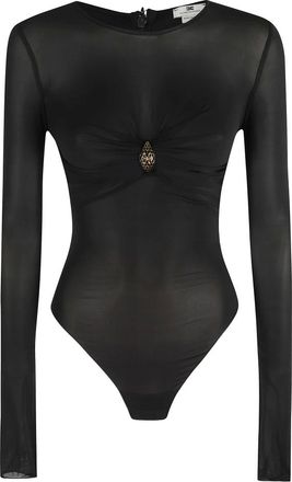 Elisabetta Franchi Donna, Top, Nero, L, new