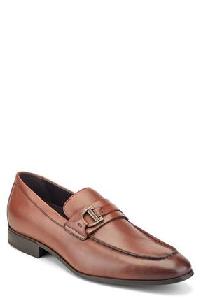 Rockport Carlo Leather Loafer in Dark Natural at Nordstrom, Size 10.5