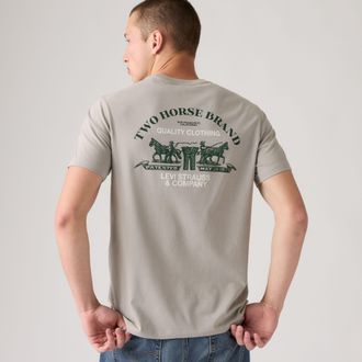 Levi's Classic Graphic Tee - Mens - L - Grey