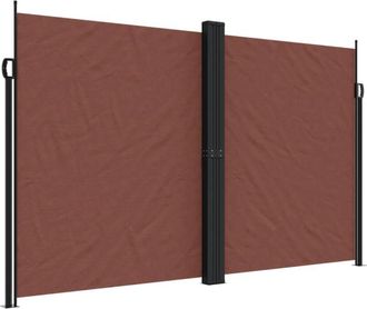 vidaXL Toldo Lateral Retr&aacute;ctil Marr&oacute;n 200x600 Cm Vidaxl