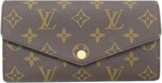 Louis Vuitton Pre-owned Wallets, female, Brown, Size: ONE SIZE Pre-owned Canvas Wallet