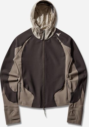 Roa Women s Spine Stretch Hooded Jacket Dark Brown