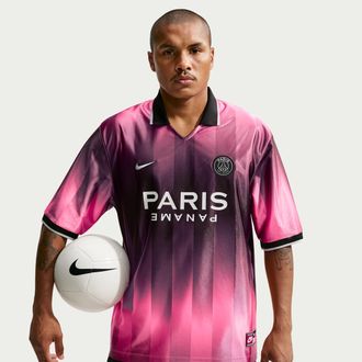 Nike Paris Saint-Germain Energy Nike Mens Dri-FIT Soccer Jersey in Pink | IO3451-674
