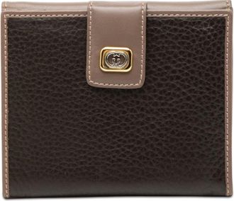 Gucci Pre-owned Gucci Bicolor Calfskin Interlocking G Small Wallet Unisex AJ3V85PPJ5D1VE3B
