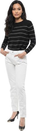 Isabel Marant White Slim Low Rise Jeans