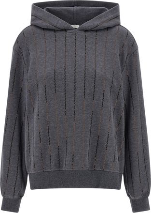 Brunello Cucinelli Micro Sequin Hoodie