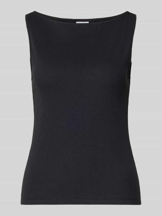 Pieces Slim Fit Tanktop aus Baumwoll-Mix Modell MAY in Black, Gr&ouml;&szlig;e XL
