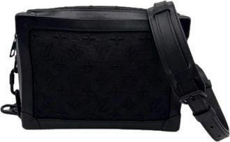Louis Vuitton Pre-owned Vintage Crossbody Bag - Heren - Vintage Schoudertas - Zwart - ONE Size - Leer - Vintage