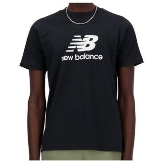 New Balance Sport Essentials Logo T-Shirt T-Shirt f&uuml;r Herren | schwarz