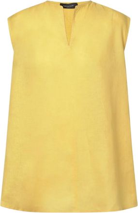 Fabiana Filippi Blusa in lino - Giallo