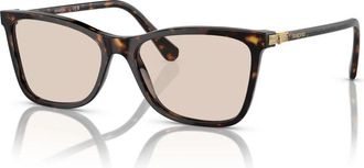 Swarovski Zonnebril - Dames - Zonnebrillen - Bruin - 55 MM - Accessoires