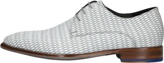 Floris Van Bommel De Netter - Heren - Nette schoenen - Wit - 43 1/3 EU - Leer - Schoenen