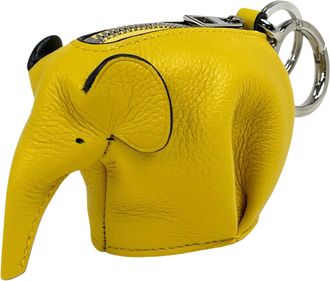 Loewe Yellow Leather Coin Purse/Coin Case (Pre-Owned)