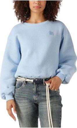 Nukus Amalia Pullover - Dames - Sweatshirts - Blauw - XL - Katoen - Hoodies & sweatvesten