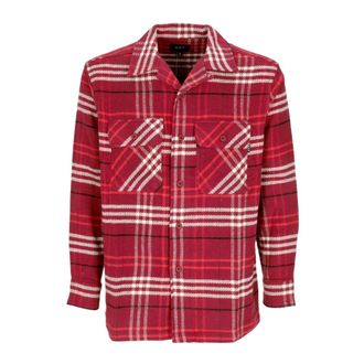 HUF Huf, Heren, Overhemden, Rood, Maat: XL Flanel