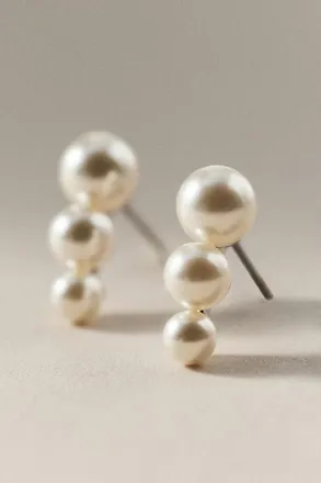 Nadri Maisie Pearl Post Earrings