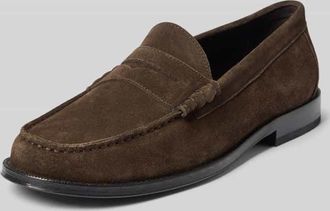 Lloyd Loafers aus Leder mit glatter Sohle Modell CLOUT MOVE in Dunkelbraun, Gr&ouml;&szlig;e 41