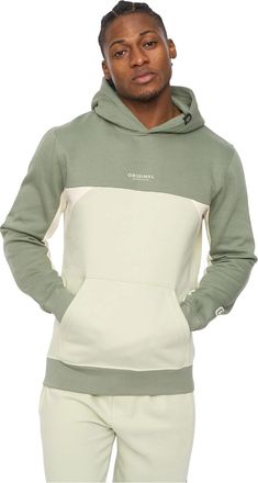 Crosshatch Heren Castlebay Hoodie (Licht Olijf)
