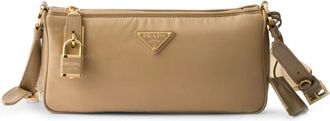 Prada Borsa a spalla Re-Nylon piccola - Toni neutri