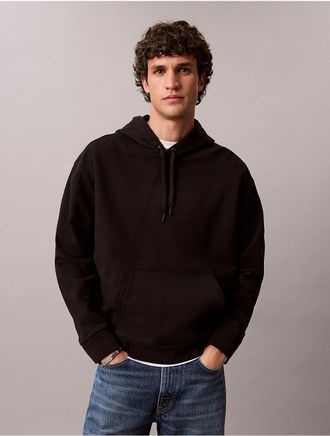 Calvin Klein Mens Kate Moss Obsession Graphic Hoodie - Black - M