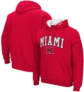 Colosseum Mens Colosseum Red Miami University RedHawks Arch and Logo Pullover Hoodie at Nordstrom, Size Xxx-Large