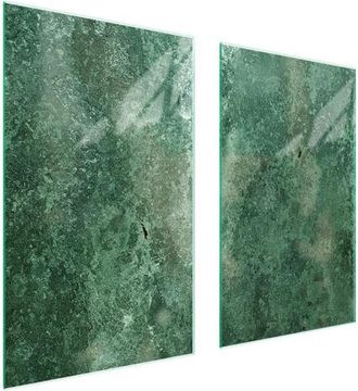 OEM Placa Protectora De Vidrio Para Estufa 75x52 Turquesa