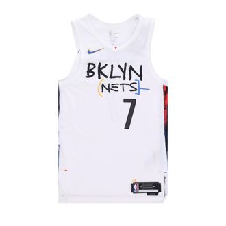 Nike Sportswear, male, White, Size: XL City Edition Basketball Tank Top Durant