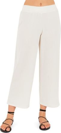 Hurley Positano Rib Ankle Wide Leg Pants in Tofu at Nordstrom, Size X-Large